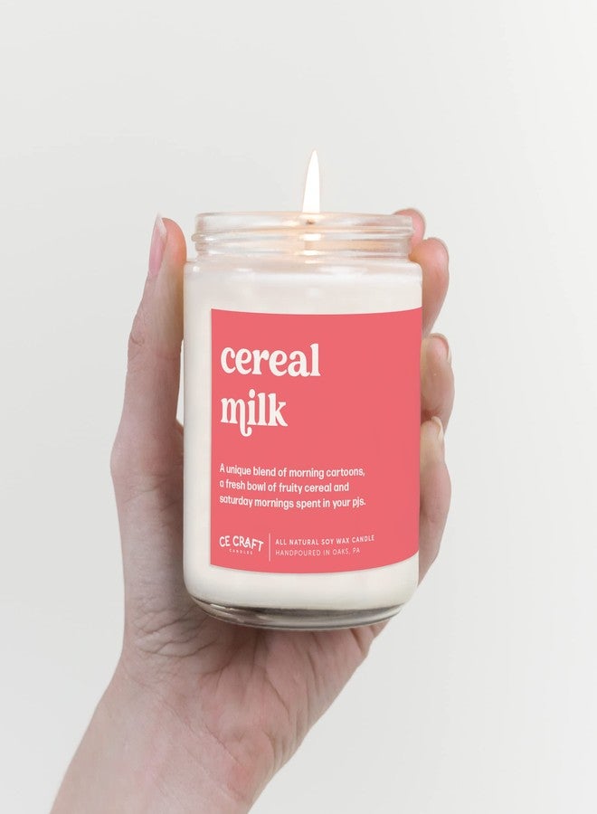 CE Craft Cereal Milk Scented Candle - Fresh, Fruity Cereal Scented Soy Candle, Scented Candles Gifts for Women and Men, Celebration Candle, Birthday Gift for Her, Strong Scented Candle - Image 2